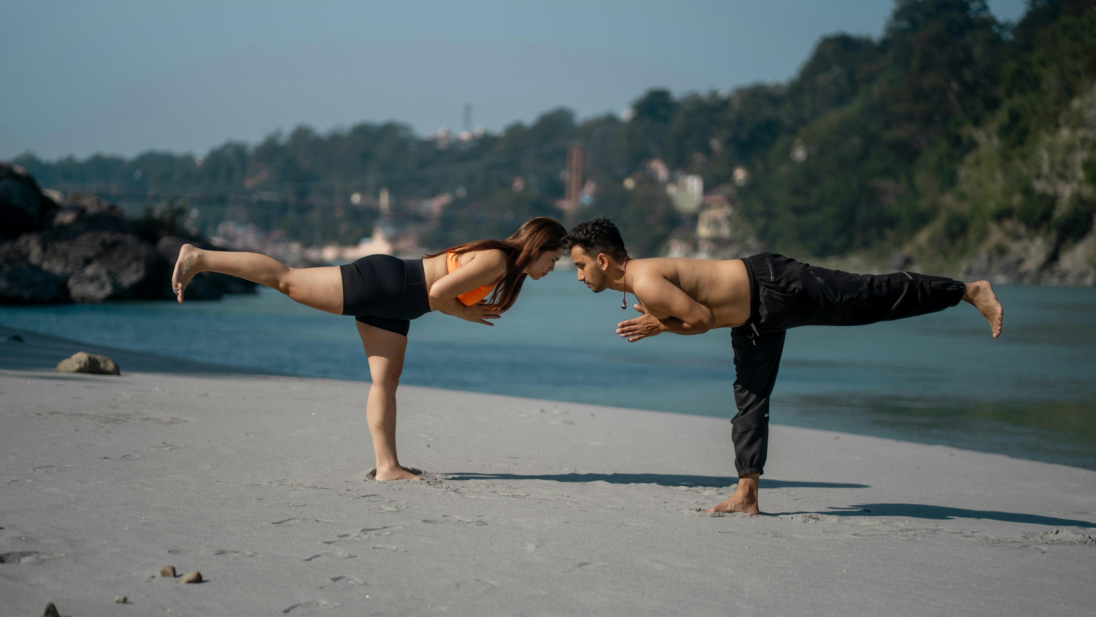Yoga on Beach