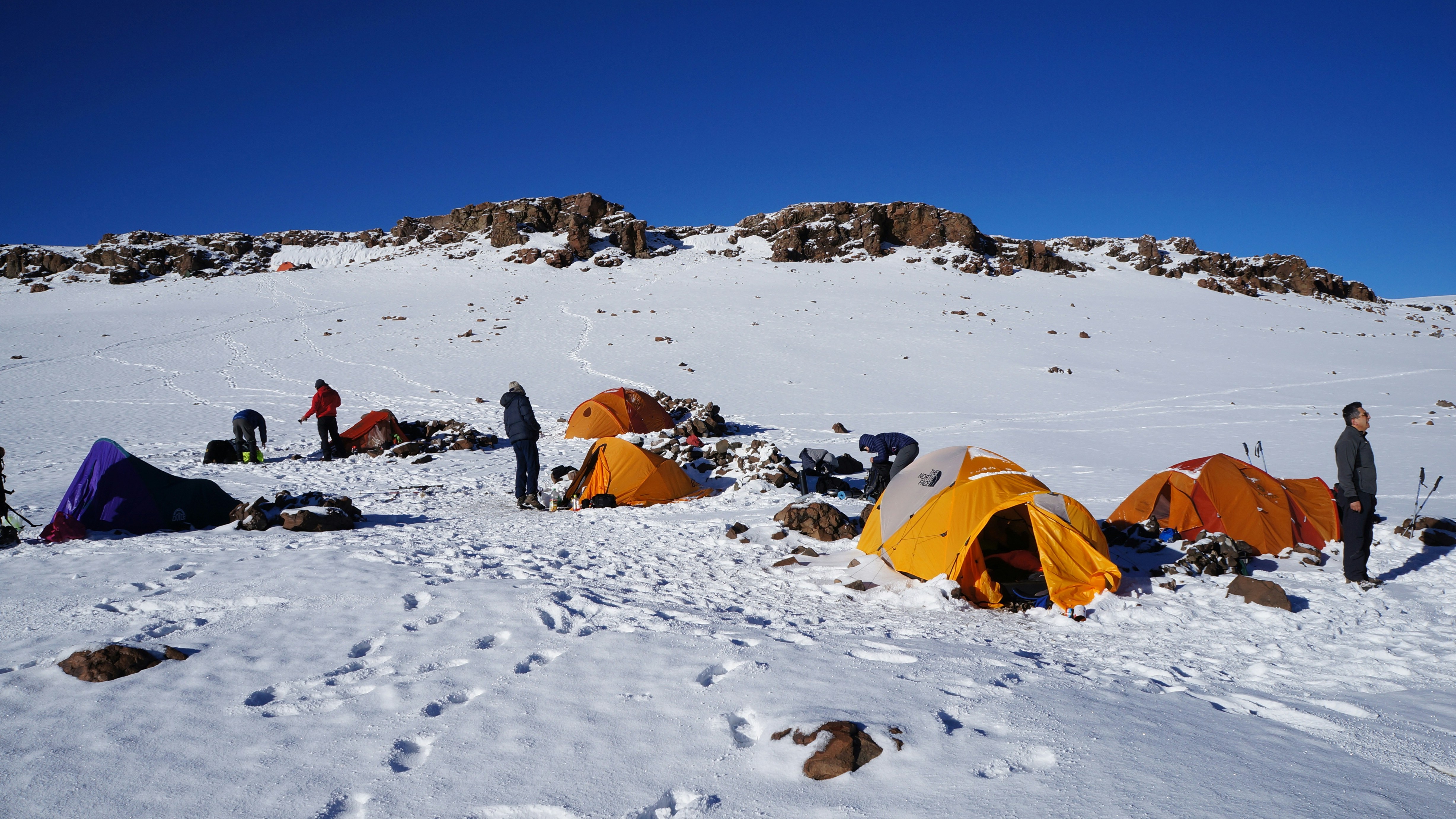 The Self Packer Tribe camping at Bhrigu Lake