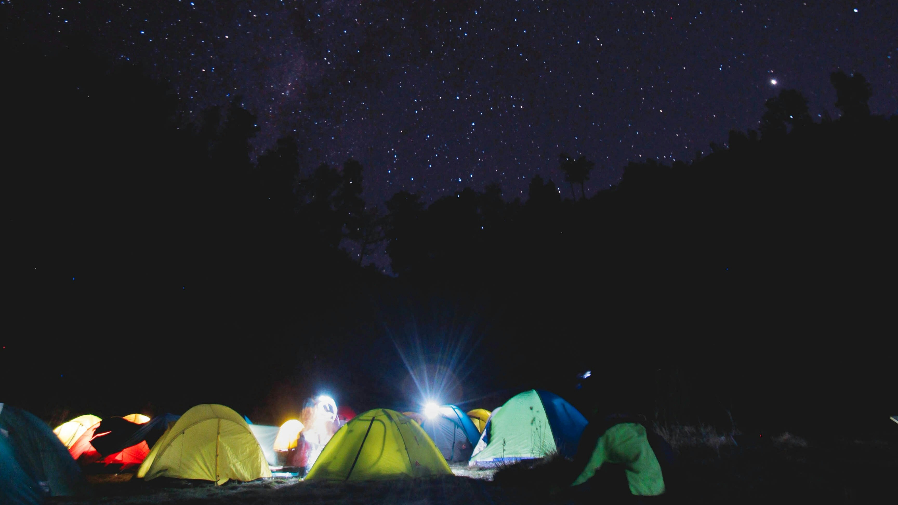 Camping under the stars at Lam Dal Lake