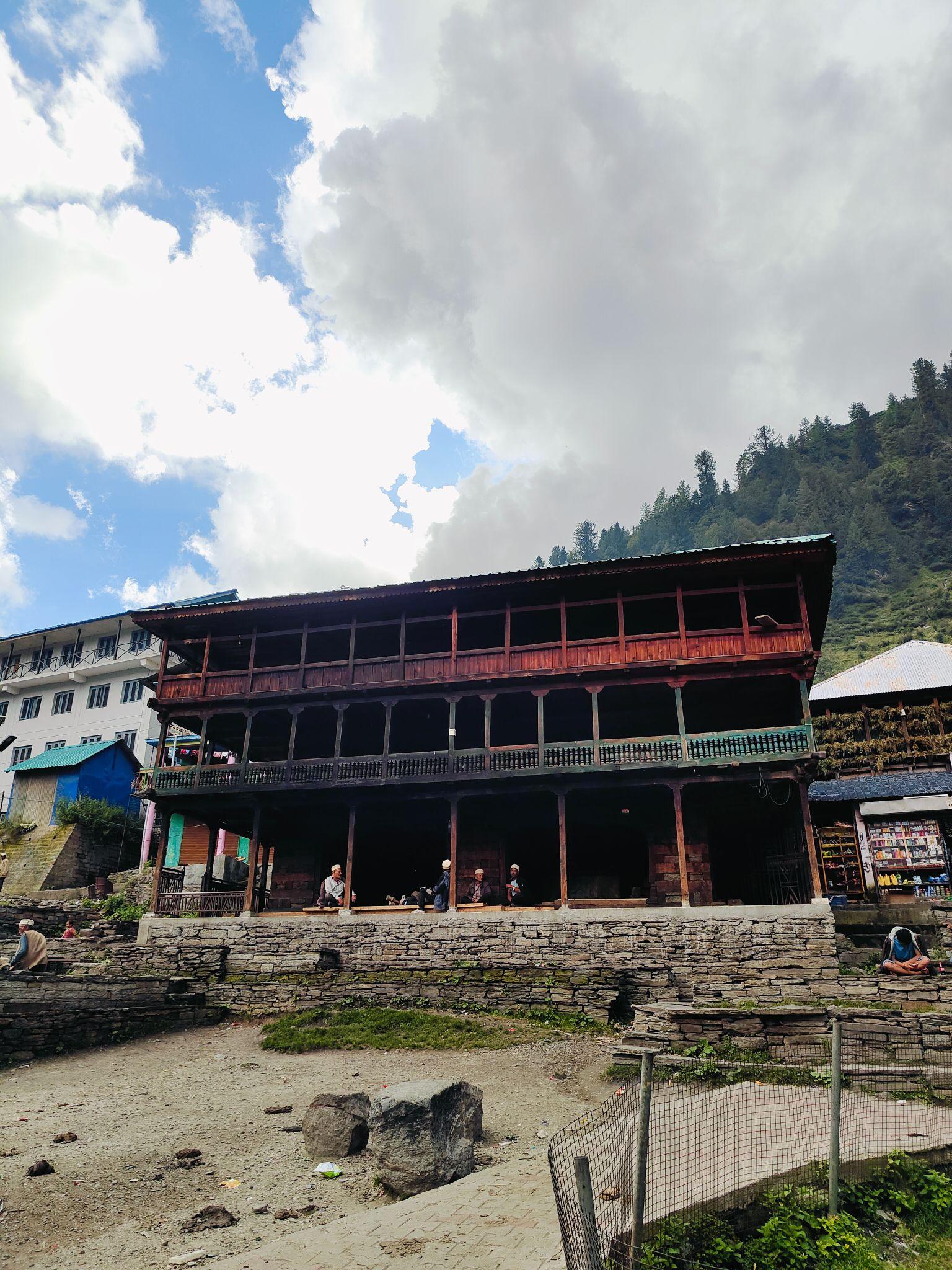Malana Village mountain houses