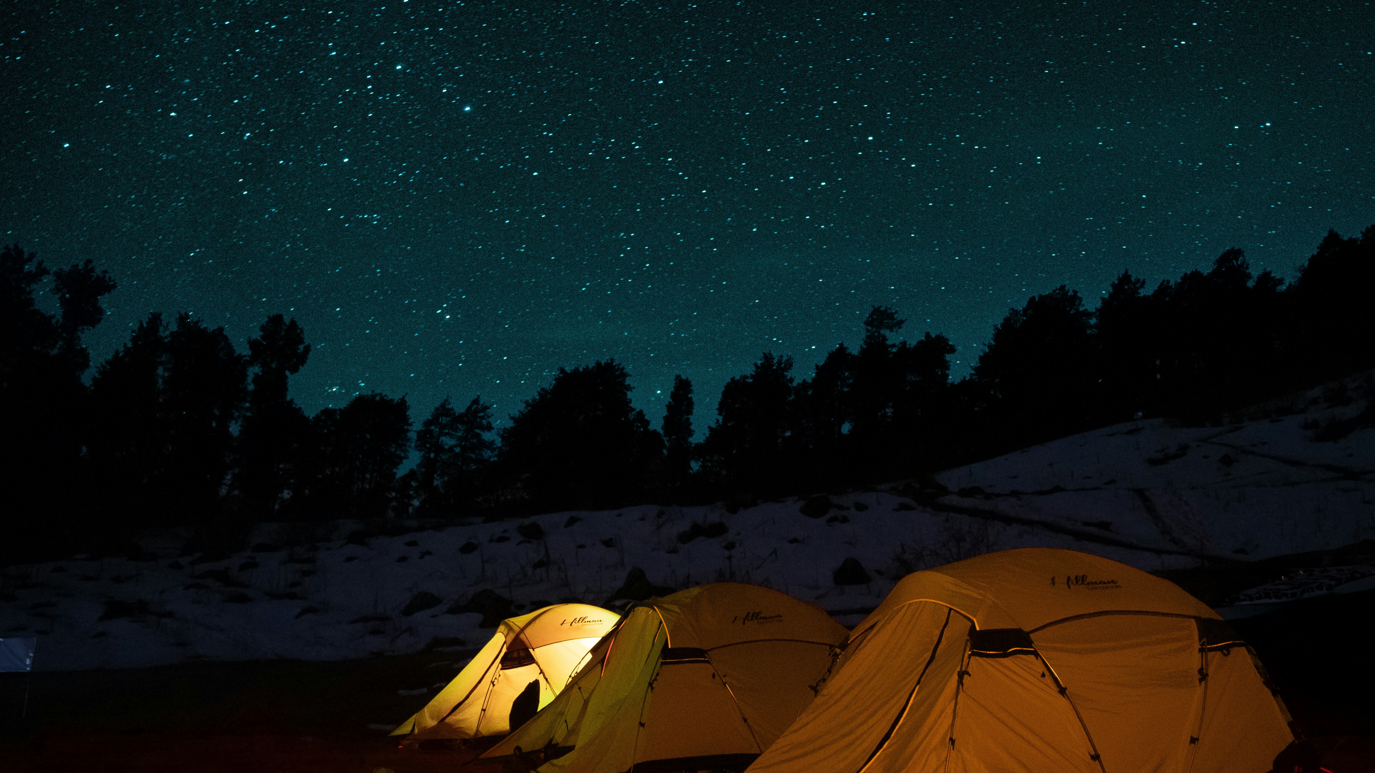 Camping under the stars at Triund