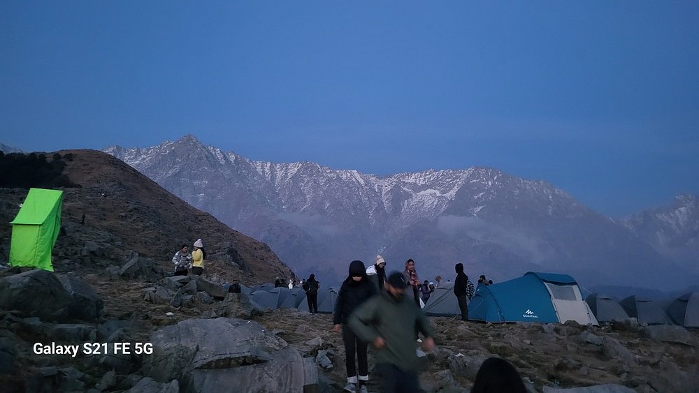 Self Packers Tribe camping at Triund